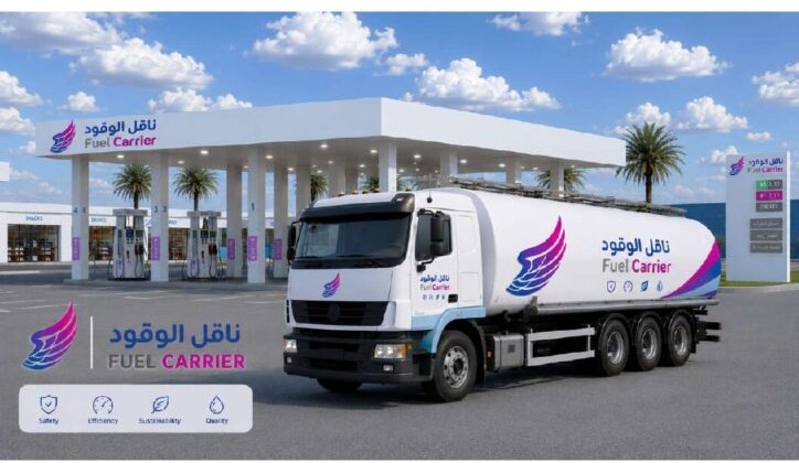 عملية توريد الديزل التابعة لناقل الوقود لعملاء المؤسسات الكبرى